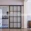 High Quality Barn Sliding Door Tempered Glass Interior Doors For House