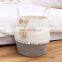 Trendy Sundries Handles Laundry Bag Bathroom Organizer Bin Stackable Basket Storage Box