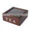Desktop snack display wooden packed-coffee packed-tea storage box