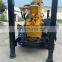 OrangeMech crawler base water well drilling rig machine driven by diesel engine with 300m drilling depth pneumatic DTH