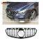 ABS front bumper grille mesh for Mercedes Benz E class W212 facelift 2014-2016 GT grill (Silver)