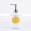 Skymoving New Design Ceramic Liquid Soap Lotion Dispenser with plastic pump