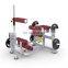 Body Building Machine Commercial Fitness ASJ-M634 Inverse Leg Curl&Hip Quad Plate Loaded Machine
