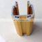 Hot selling aluminum u channel shaped brass extrusion glass shower profiles