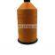 100% Nylon 6 Thread Nylon 66 Orange color High Tenacity Sewing Thread 250/2 250/3