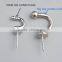 Curtain Tie Hold Back Hooks Ball End Chrome 1 Pair
