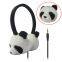 Panda shape earmuff headphones for kids