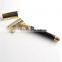 High quality beautiful women rose gold customized metal traditional double edge blades men shaver gift barber razor