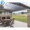 Wind Resistance Shading Pergola Roof System Aluminum Pergola