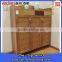 many small drawers cabinet panel wood furniture,used in hotel,department,gym,school,store