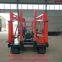 Crawler water well drilling rig with hydraulic tower, drilling rig for highway, railway and high-speed railway survey