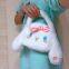 016Wholesale Plush Bag Cute dog bag Shoulder Bag Skew straddle bag Pink girl school bag