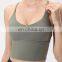 New Sexy Y Back Yoga Crop Top Women Gym Sports Long Line Bra Fitness Yoga Apparel Workout Running Wear Tank Top