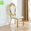 Wholesales Party Reception Stainless Steel Chairs Banquet Metal Frame Wedding Dining Decor Chairs