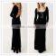 2015 Customized Plus Size Long Sleeve Maxi Dress
