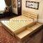 Solid wooden double bed with box,teak wood modern bed designs                        
                                                Quality Choice