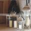 large stainless steel hurricane candle pillar -candle holder lantern
