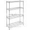 new design chrome metal wire shelving
