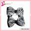2014 Fashion simple double layer animal pattern grosgrain ribbon hair bow alligator clip (DW--0009)