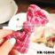 Handmade fabric bowknot elastic hair bands