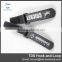 printed logo customized plastic buckle hook and loop fastener strap