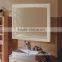 CE IP44 Bathroom Wall Mounted Rectangular Defogger Led Infinity Mirror With Light