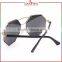 Laura Fairy New Sale High Quality Fashion Cool Irregular Octagon Shaped Metal Sunglasses