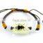 New Trendy India Style Wax String Bracelet with Resin Animal Charm