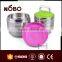 Portable hot sale food grade basket with colorful lid