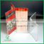 Factory OEM 6 sides turned acrylic menu stand