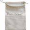 Organic cotton drawstring bag for storage small drawstring gift bag