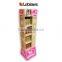 POS Corrugated Cardboard Hair Product Display Shelf