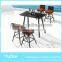 All weather aluminum rattan bar furniture dubai