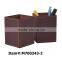 Promotional Personalized Handmade Fancy Desk PU Pen Holder