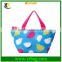 fashion new style print partten handle fitness cooler lunch bag