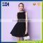 Low cost high quality pretty women round collar casual dress