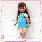 Latest design cute fashion little plastic girl doll high quality lovely doll