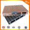 NEW tech Eco-friendly Outside wood plastic composite timber decking