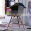 Wood legs dining room chairs plastic design chair