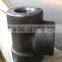 Approved API PED astm a105 carbon steel socket tee