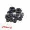din985 m2, m2.5 , m3 , m4, m5, m6, m8 Black hex nylon lock nut