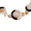Unique Interphase Gold Beading Bracelet with women gold bracelets 18k Tin Alloy