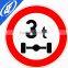 Reflective adhesive weight limit Road sign