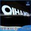 Specialized design outdoor decoration white letters lighting