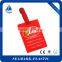 2016 promotional gifts custom made rubber luggage tag maker in China