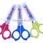 Scissors with plastic handle and cap student scissors and school scissors