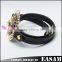 Easam Latest Adjustable Leather Bracelet 2015 For Men