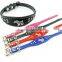 8-10" Cute Puppy Charm Studded PU Leather Dog Doggie Cat Collar 4 Colors