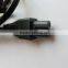 6-Feet 18AWG Figure 8 Shape AC Power Cable without Polarized C-7/1-15P, Black