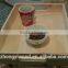 Trade assurance custom large wood tray for food bamboo tray for coffee